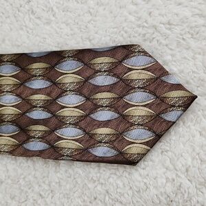 Davidsons of Virginia silk tie brown and blue